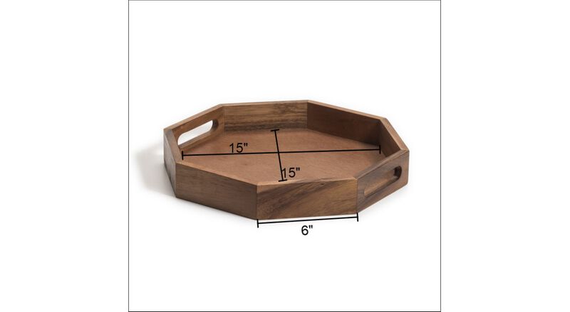 Octagon Serving Tray - 15