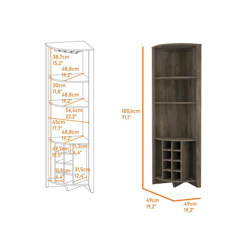 Bouvet Corner Bar Cabinet