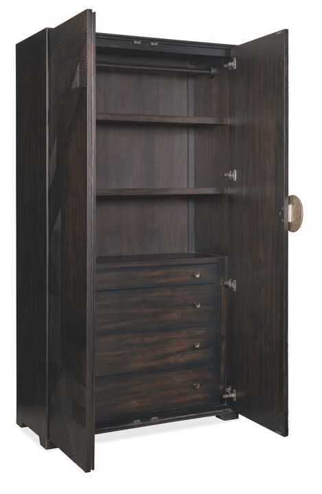 Retreat Split Rattan Wardrobe