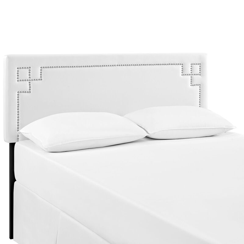 Modway - Josie Queen Upholstered Vinyl Headboard White