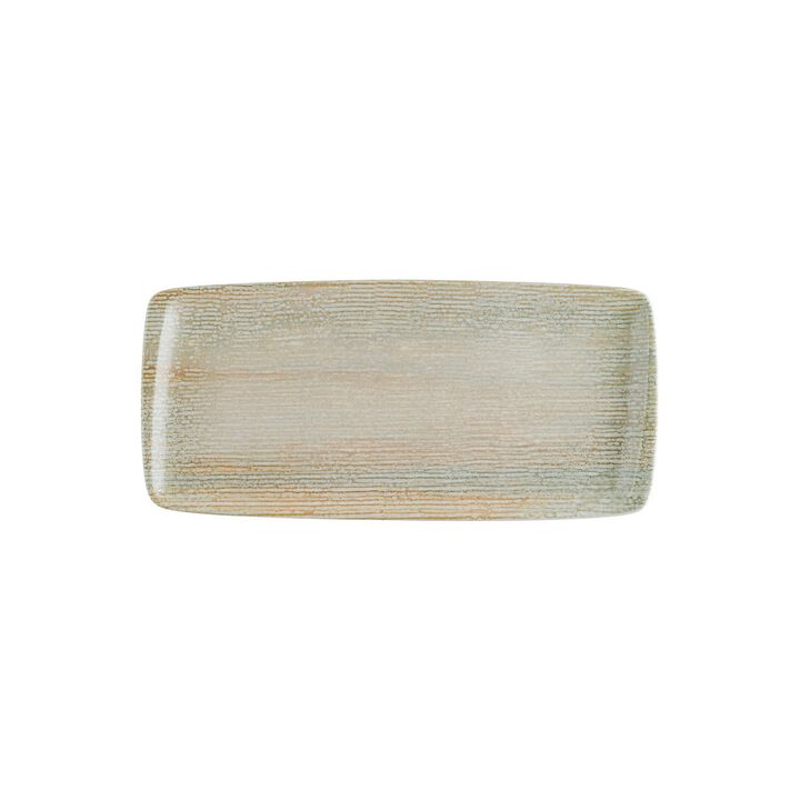 Patera 13.5" x 6" x h:0.75" Rectangular Decorated Porcelain Platter
