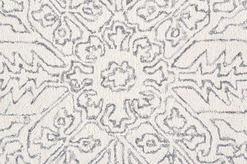 Belfort 8778F White/Gray 9' x 12' Rug
