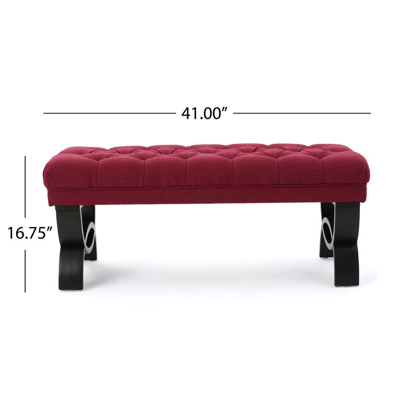 Merax Button Tufted Ottoman Bench