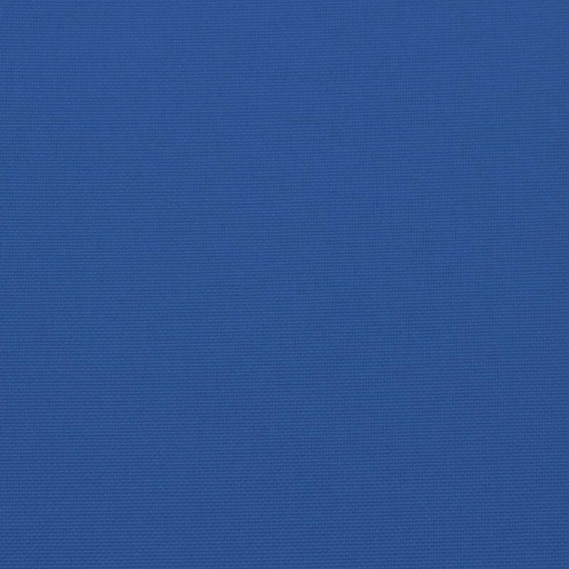 Claire Outdoor Cushion for Bench, 59 Inch, Blue Tufted Oxford Fabric - Benzara
