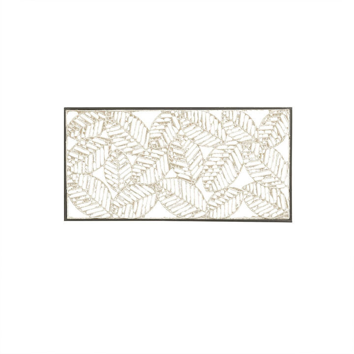 Gracie Mills Corazon Modern Chic Metal Framed Decor Panel
