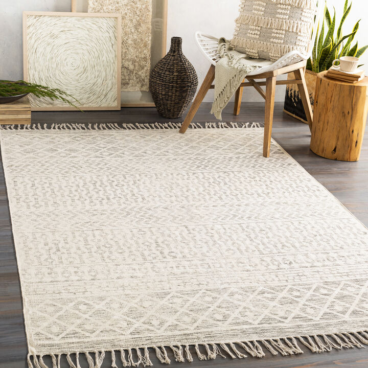 July JUY-2302 2' x 3' Black Rug