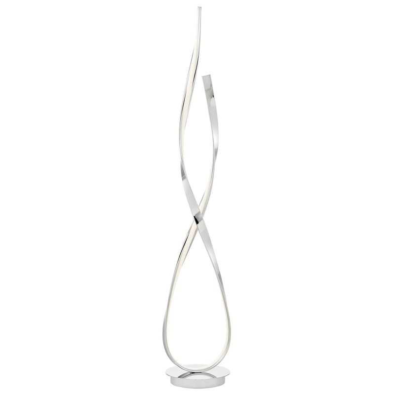 Vienna Floor Lamp Matte Black Metal Dimmable Integrated LED