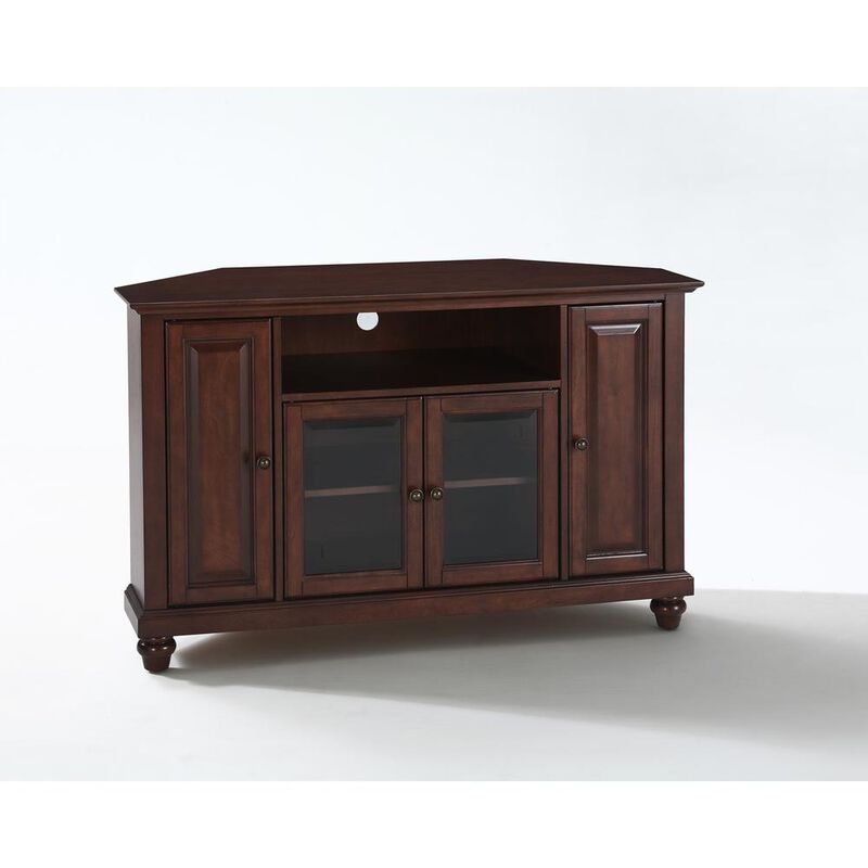 Cambridge 48" Corner Tv Stand Mahogany