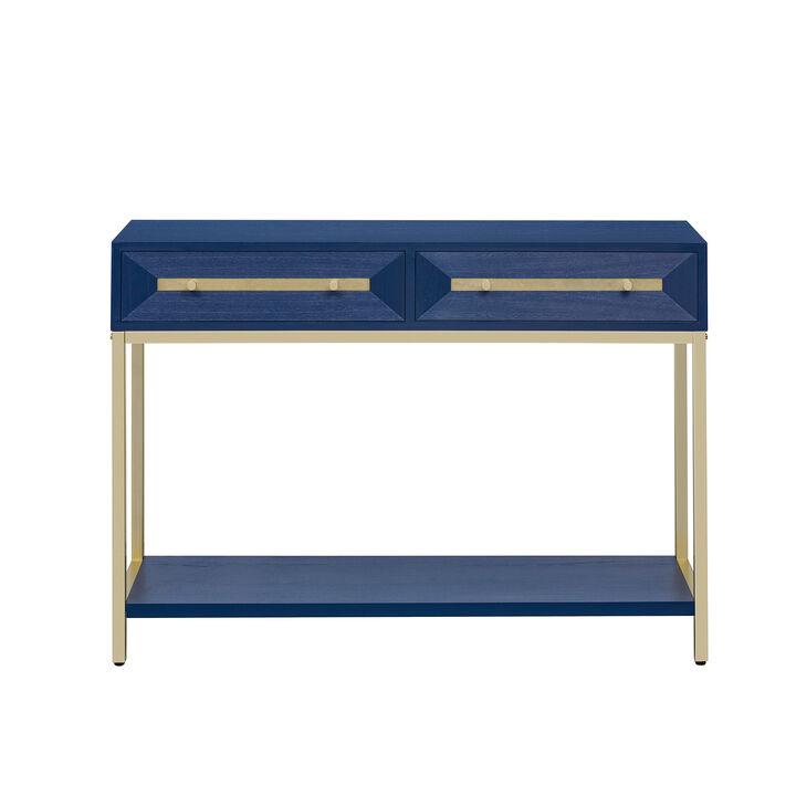 Merax Retro Hallway Console Table with 2 Drawers