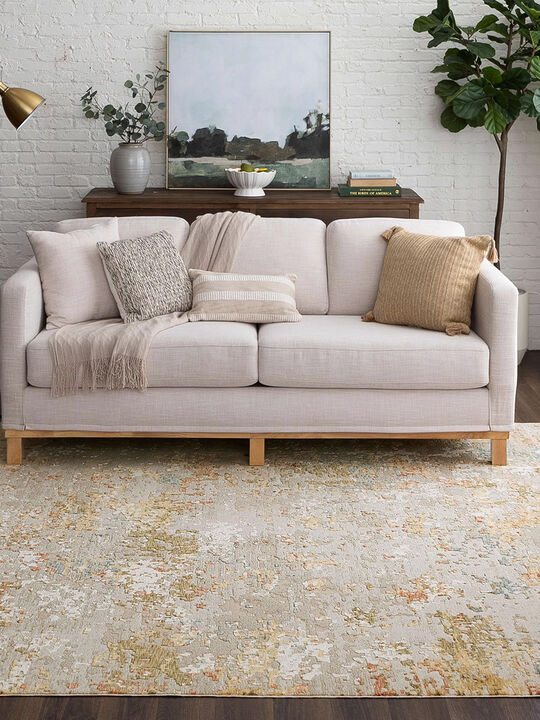 Memento Sentimental Beige 10' X 14' Rug