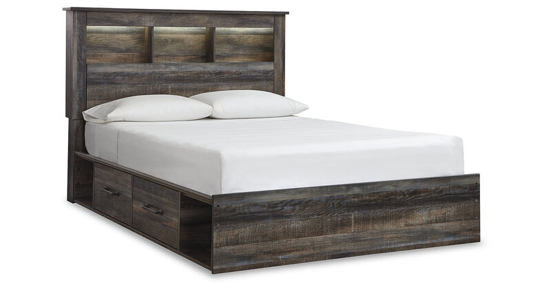 Drystan Queen Bookcase Bed