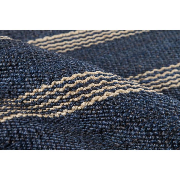 Novogratz Contemporary Rectangle Area Rug, Navy, 5' X 7'