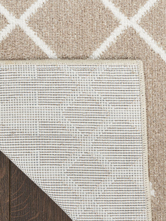 Astra Machine Washable ASW10 Taupe 7'10" x 10' Rug