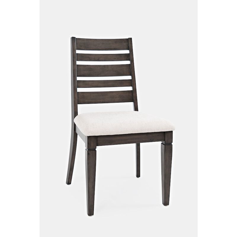 Jofran Lincoln Square Contemporary Upholstered Ladderback Chair (Set of 2)