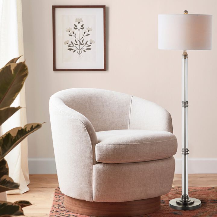 Ralph Metal/Glass Floor Lamp