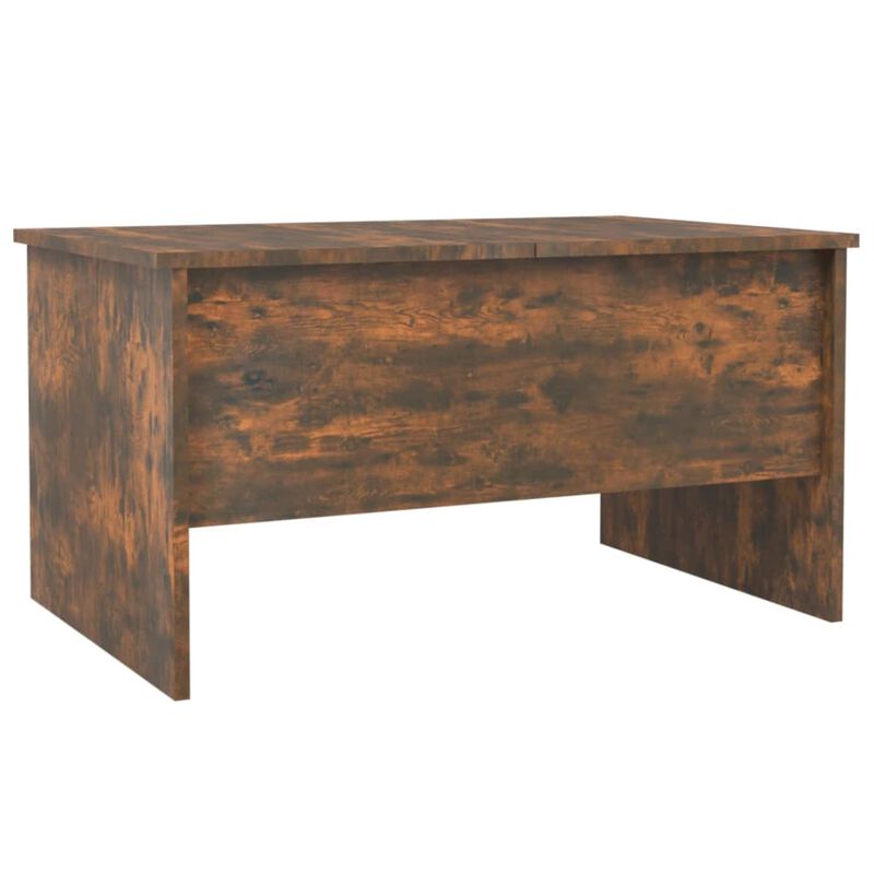 vidaXL Coffee Table Smoked Oak 31.5"x19.7"x16.7" Engineered Wood