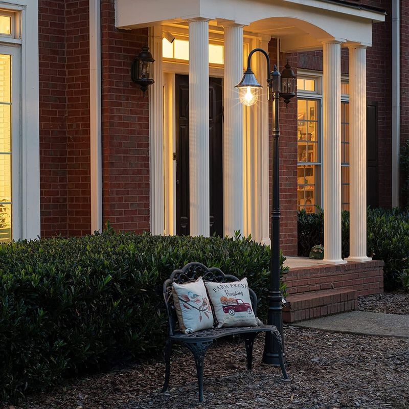 Orion Solar Post Light- Black
