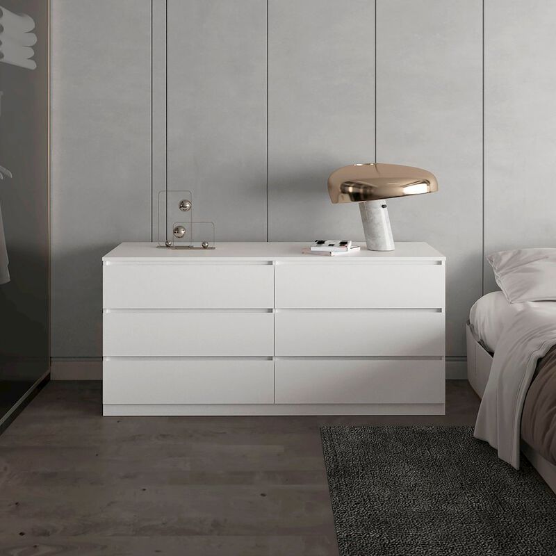 Seul 6 Drawer Double Dresser