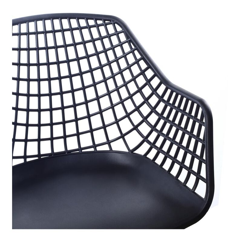 Moe's Home Collection Honolulu Chair, Black