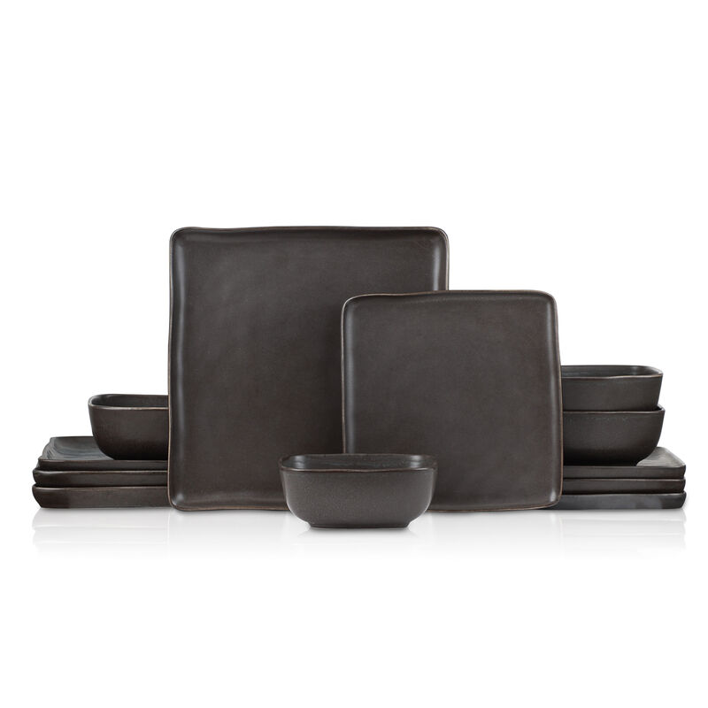 Stone Lain Jonny Stoneware 12 Piece Dinnerware Set