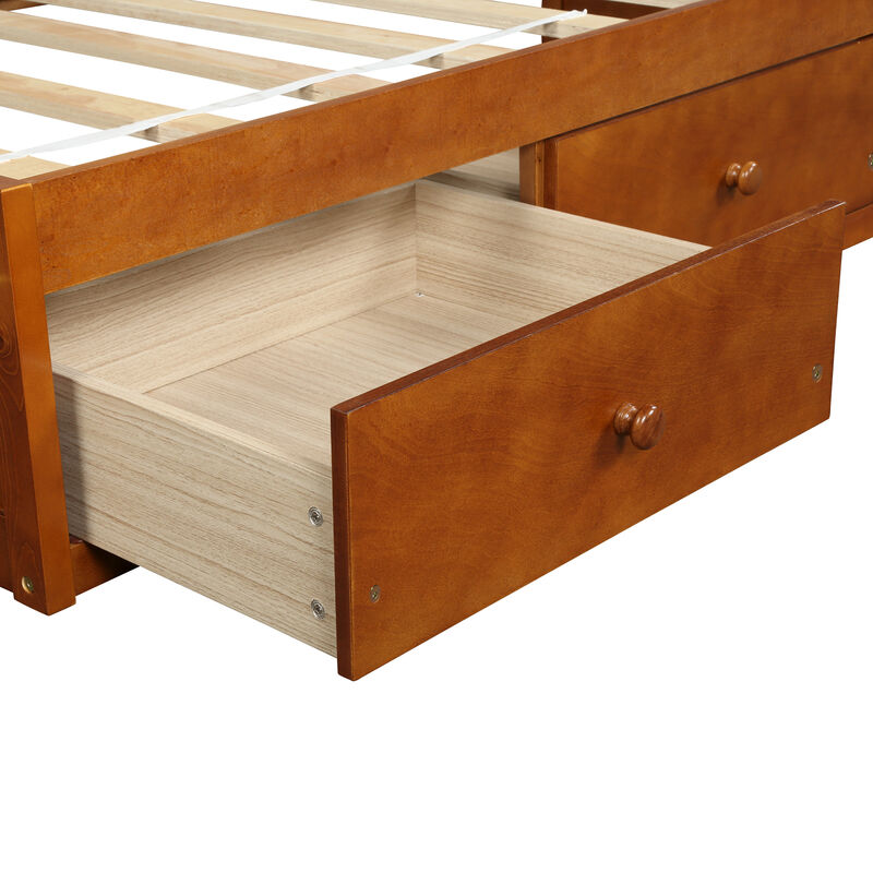 Merax Platform Bed with 3 Storage Drawers