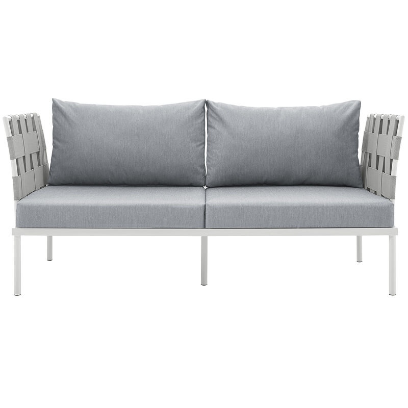 Modway - Harmony Outdoor Patio Aluminum Loveseat