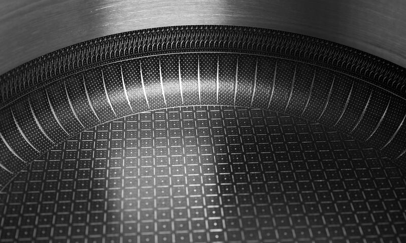 Tri-ply Stainless Steel Diamond Nonstick 10 in. Frying Pan
