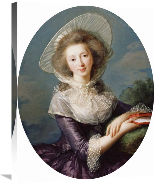 The Vicomtesse de Vaudreuil-Canvas Art-22x28