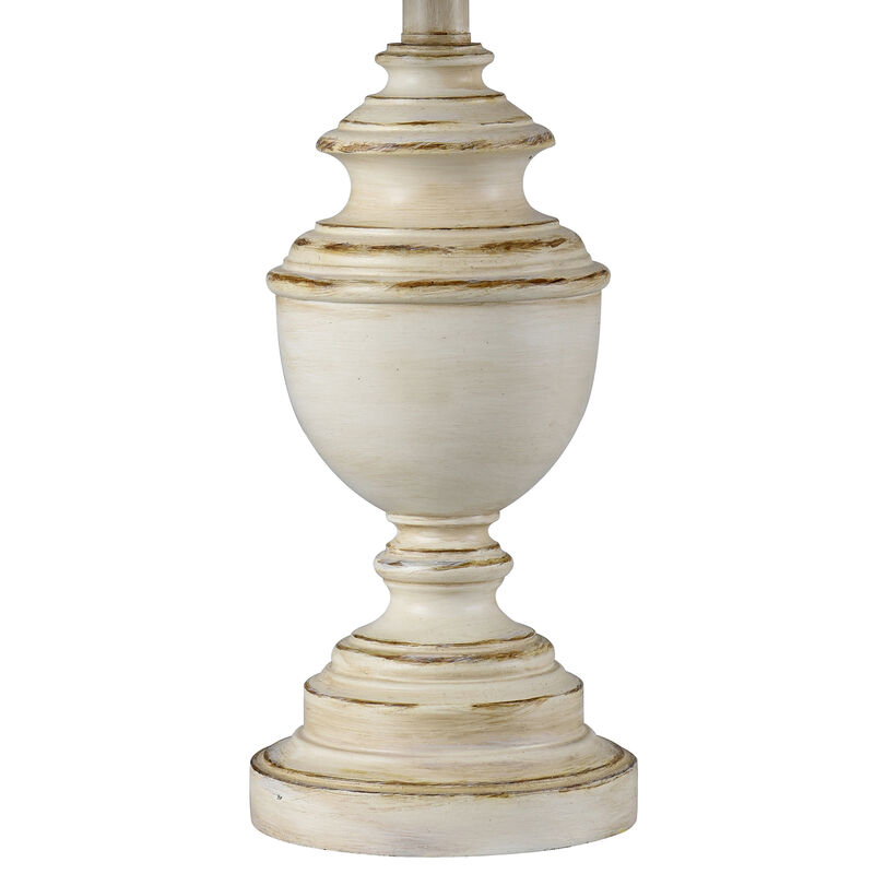 Old White Accent Table Lamp (Set of 2)