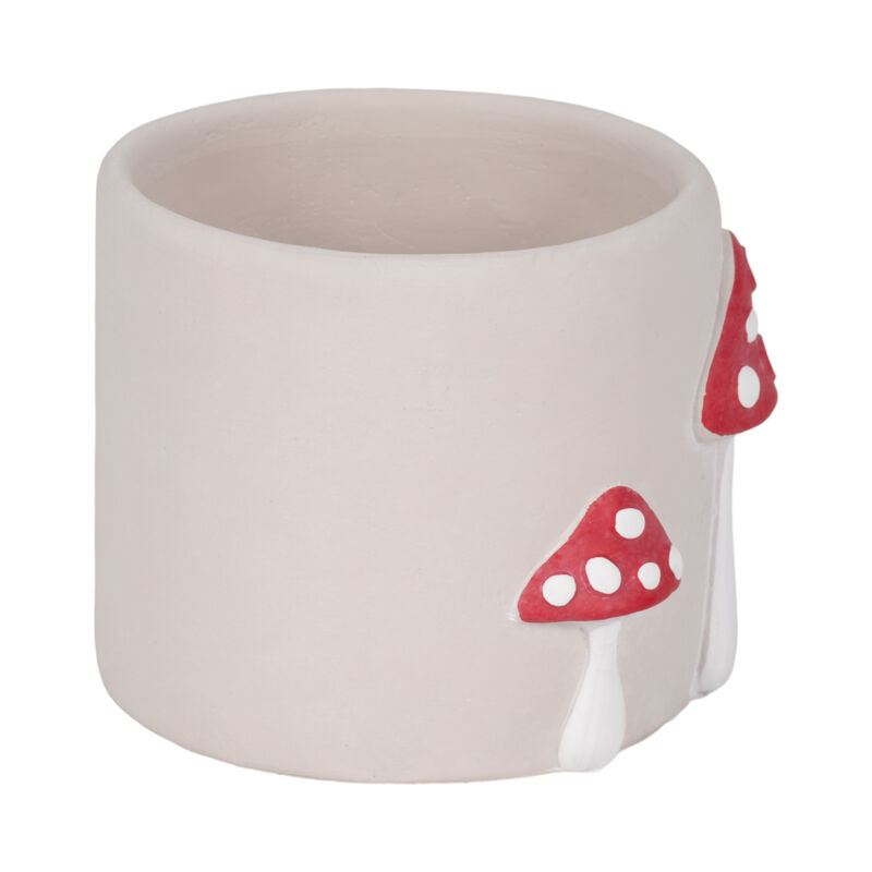 6" Magic Mushroom Applique Planter