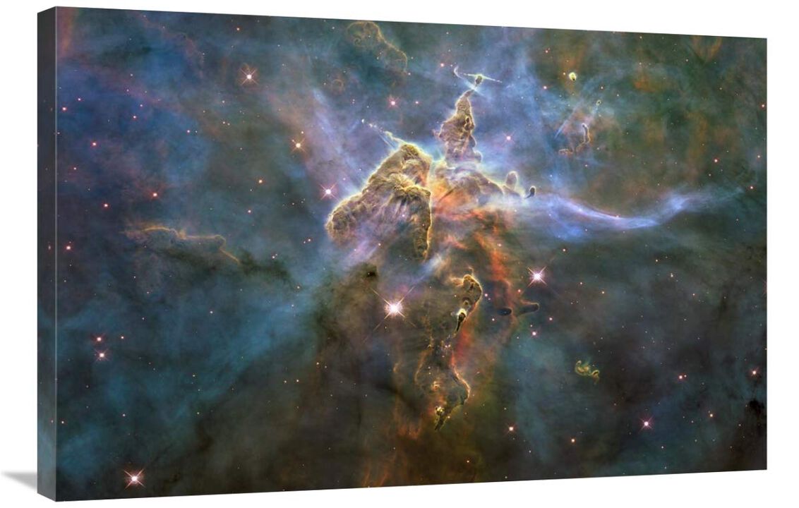 Mystic Mountain in the Carina Nebula-Canvas Art-36x24