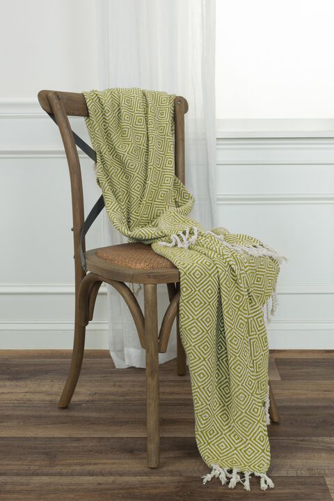 Citrine/Natural 50" x 60" Throw Blanket