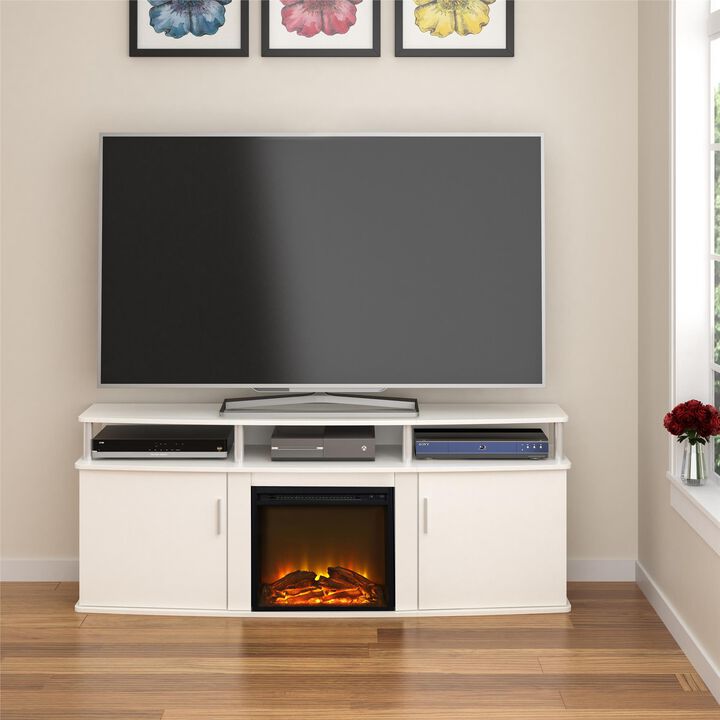 Ameriwood Home Carson Electric Fireplace TV Console for TVs up to 70"