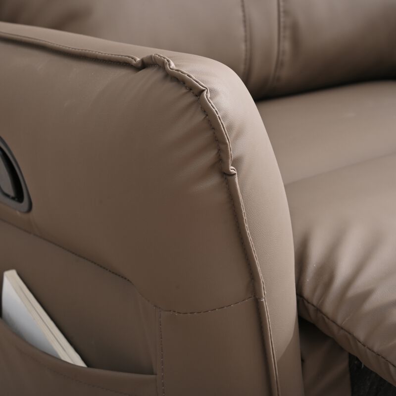 Modern Swivel Recliner Chair with Side Pocket