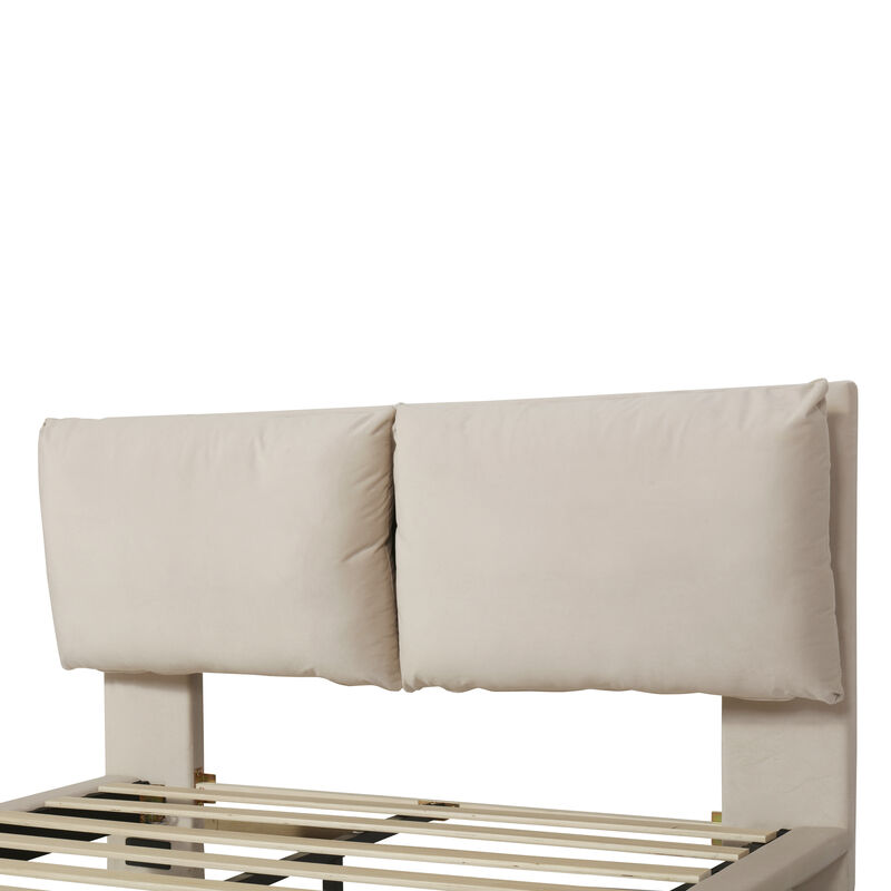 Merax Platform Bed with Sensor Light