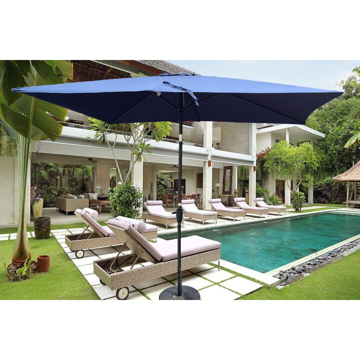 Waterproof Patio Umbrella with Tilt and Crank