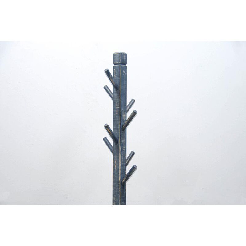 Sunny Designs Traditional Solid Wood Hat Rack with 8-Prong Hooks