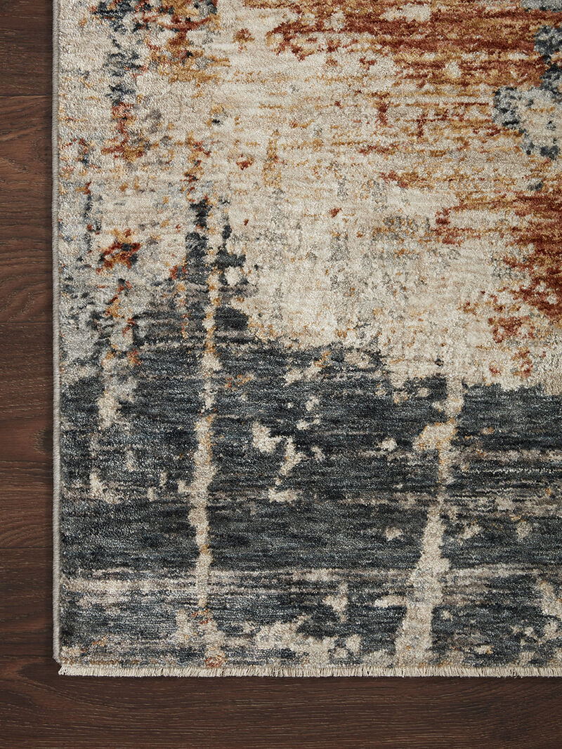 Axel AXE05 Stone/Multi 4' x 5'7" Rug