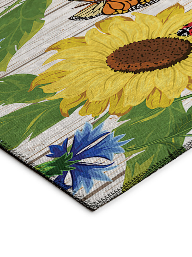 Kendall KE16 Putty 3' x 5' Rug