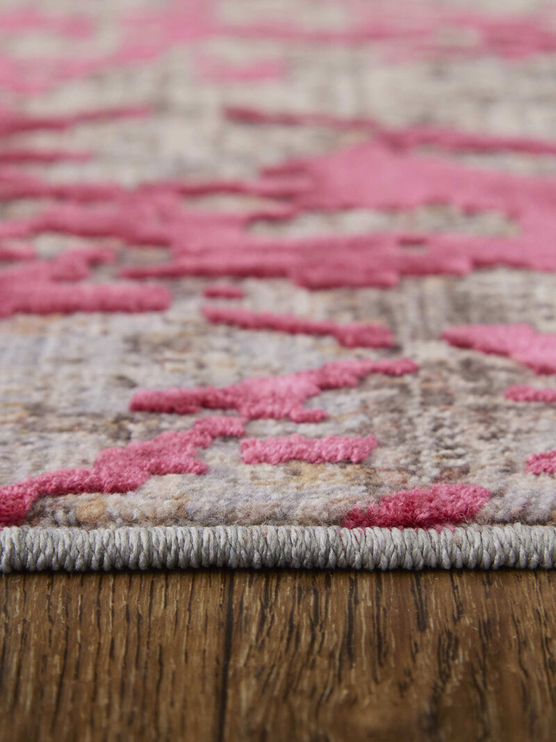 Pryor 39NEF 7'10" x 10' Pink/Gray/Taupe Rug