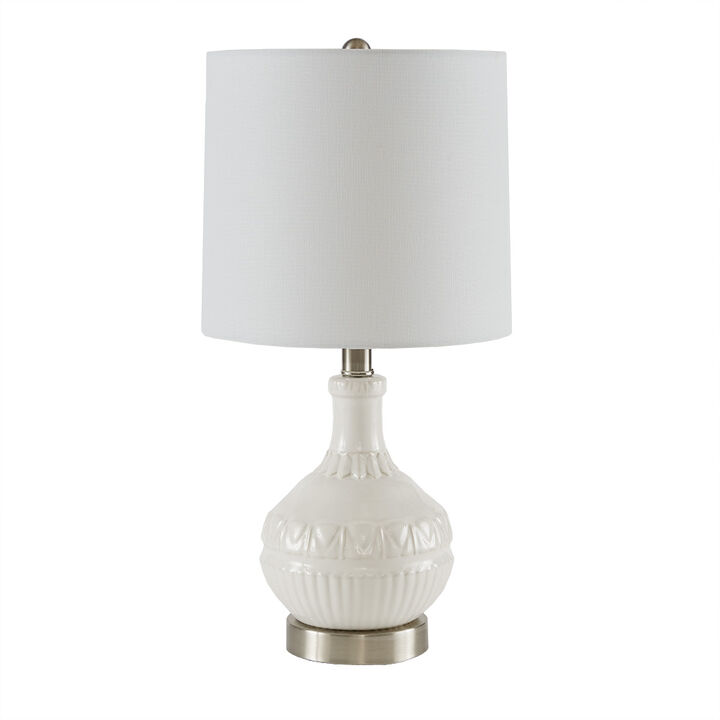 Gracie Mills Melina Boho Ceramic Table Lamp