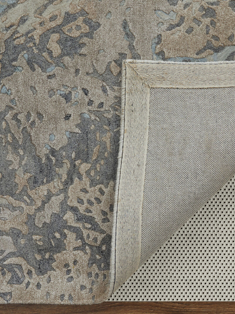 Zarah 8918F 3'6" x 5'6" Gray/Tan/Blue Rug
