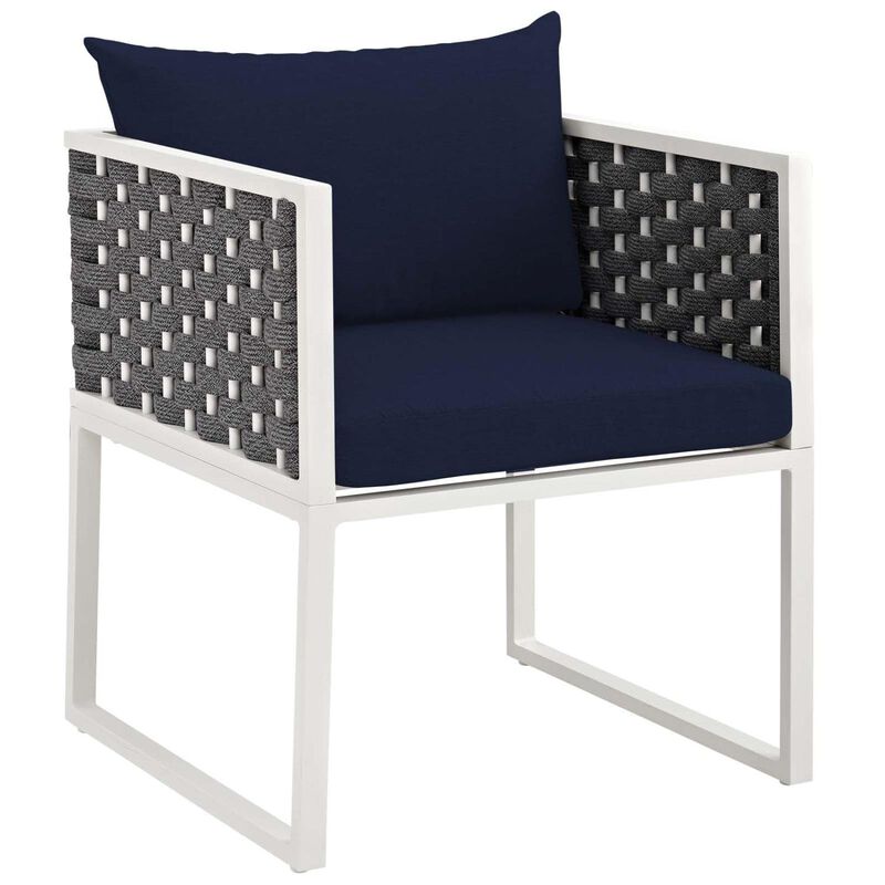 Modway Stance Outdoor Patio Woven Rope 7-Piece Dining Furniture Set