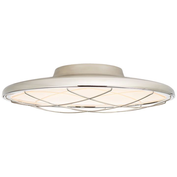 Dot 16" Caged Flush Mount