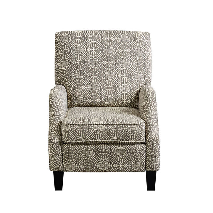 Gracie Mills Janiah Contemporary Manual Push Back Recliner