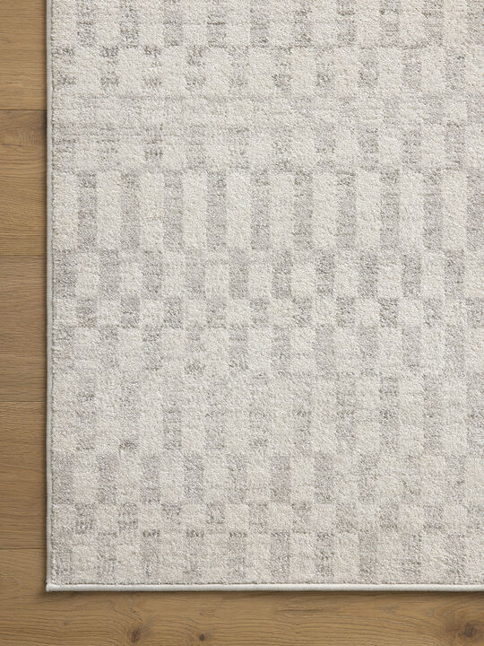 Kamala KAM05 Ivory/Grey 7'10" x 10' Rug