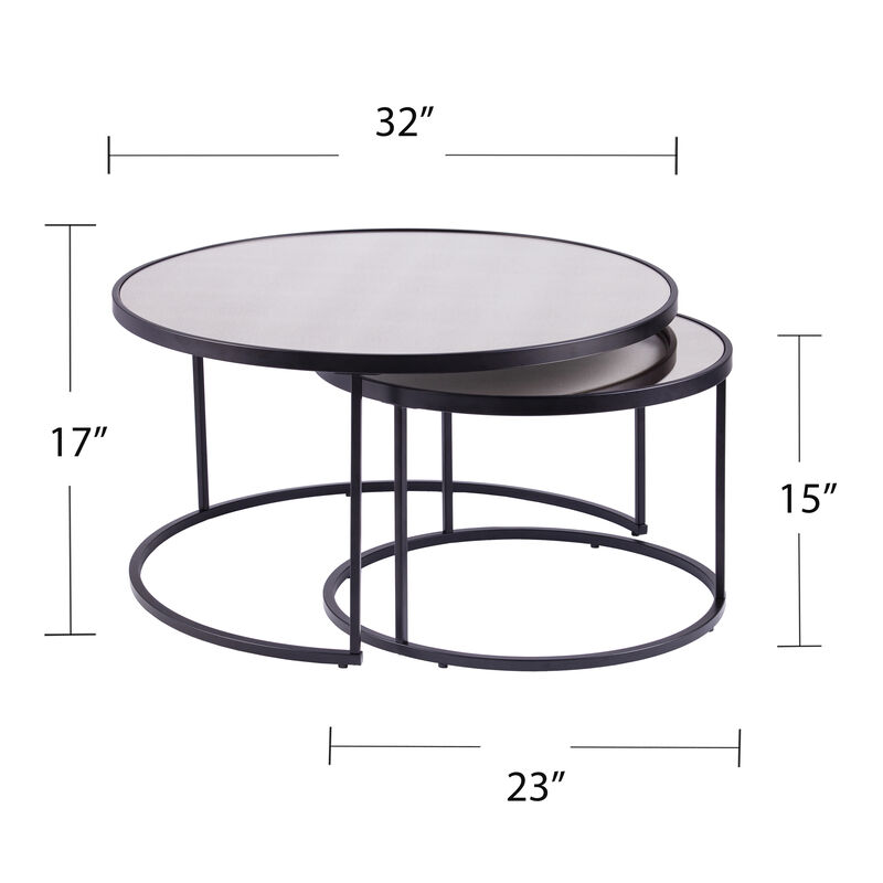 Vannes 2-Piece Nesting Cocktail Table