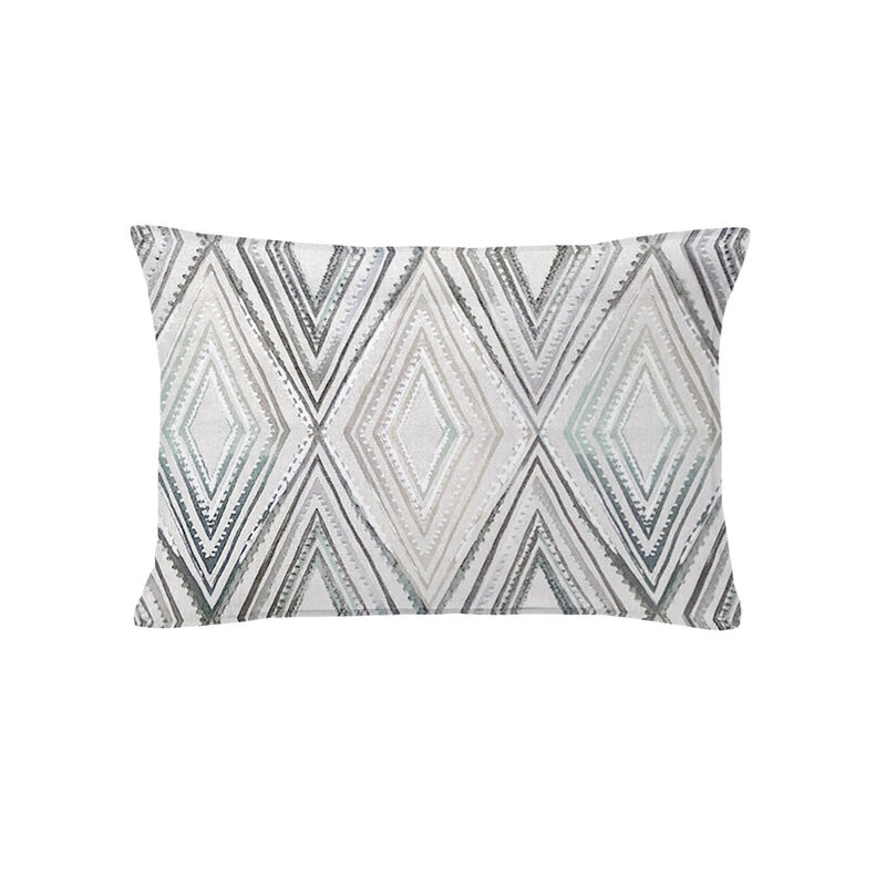 6ix Tailors Fine Linens Sloane Seabreeze/Ivory Decorative Throw Pillows