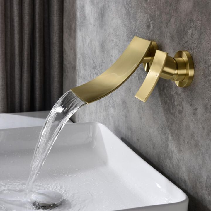 Wall Mounted Bathroom Waterfall Faucet Modern & Stylish Design