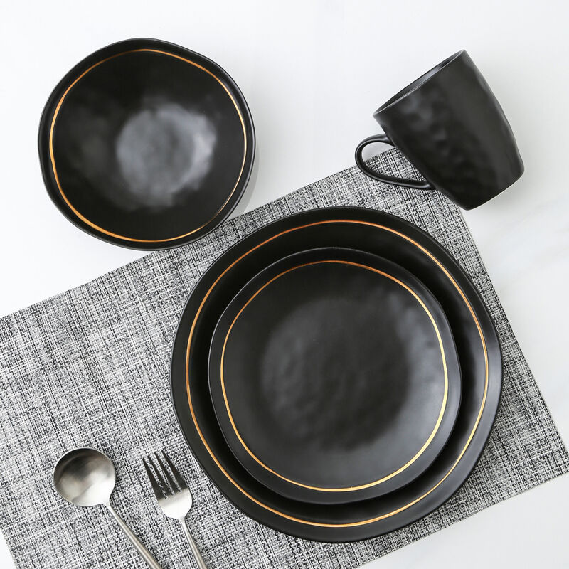 Stone Lain Clara Porcelain 16 Piece Dinnerware Set
